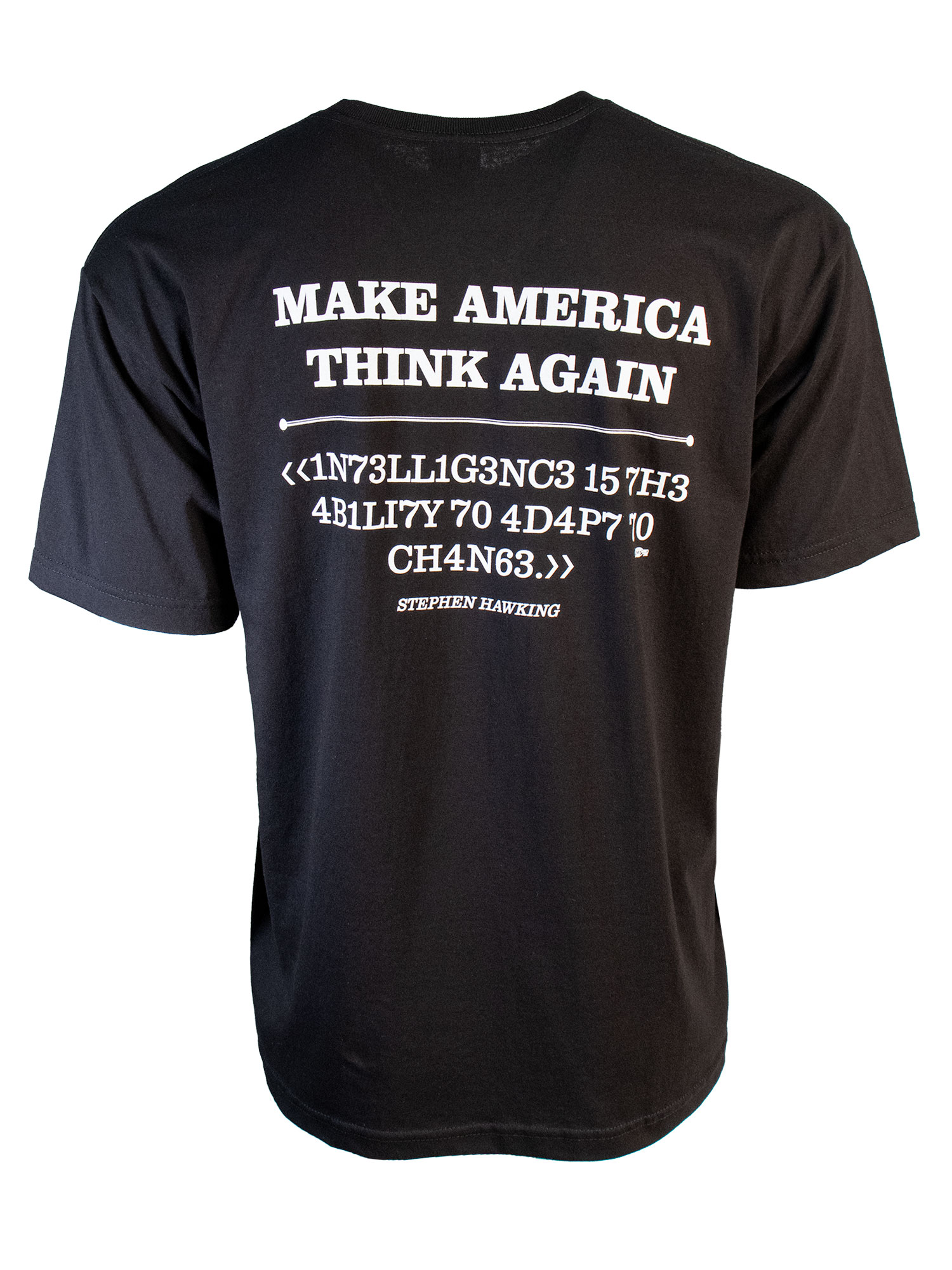 Black Short Sleeve T-Shirt - Back